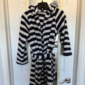 Tucker + Tate Navy and White Fleece Robe